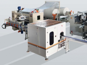 全自動(dòng)軟抽面巾紙封盒生產(chǎn)線