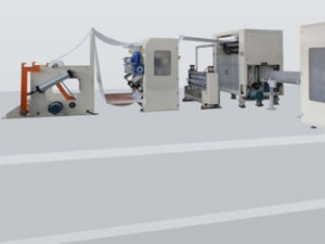 全自動內(nèi)分疊擦手紙機生產(chǎn)線(配牛皮紙單包機)